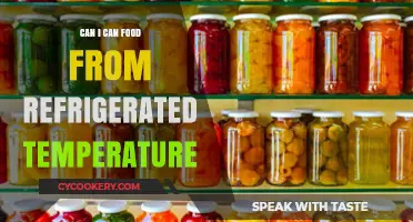 Canning Food from Refrigerated Temps: Safe Practices and Tips