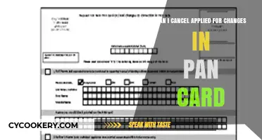 How to Cancel PAN Card Changes?