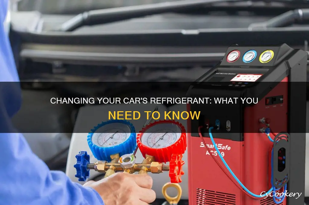 can i change my refrigerant in my car