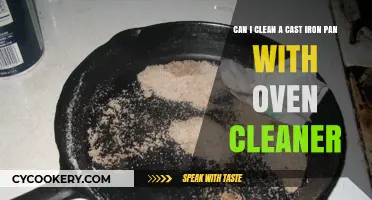 Cleaning Cast Iron: Oven Cleaner Safe?