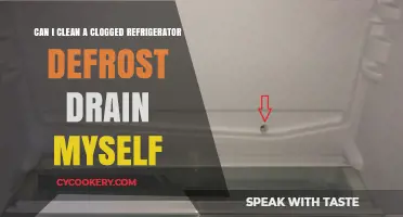 DIY Guide: Unclogging Your Refrigerator Defrost Drain Easily at Home