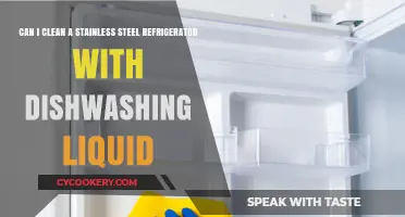 Cleaning Stainless Steel Fridges: Dishwashing Liquid Safe or Not?