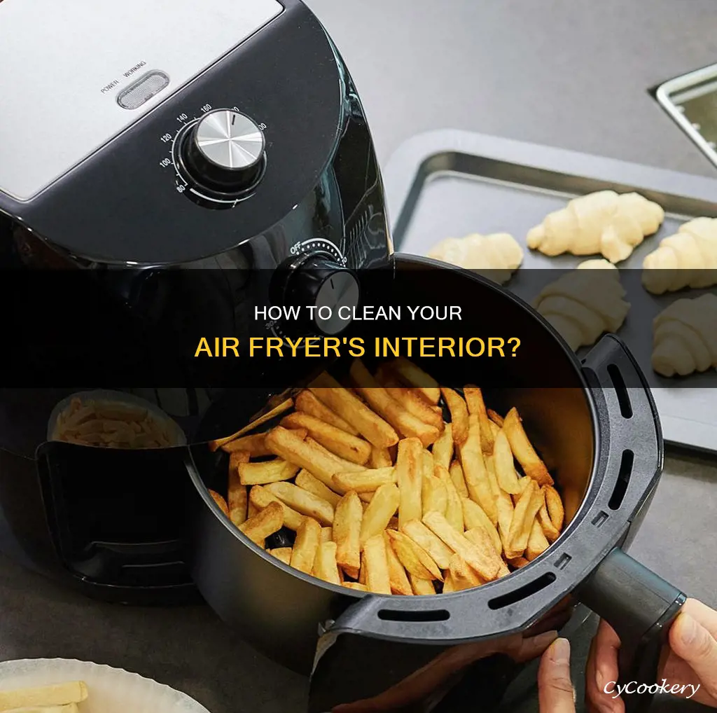 can i clean the inside of my air fryer