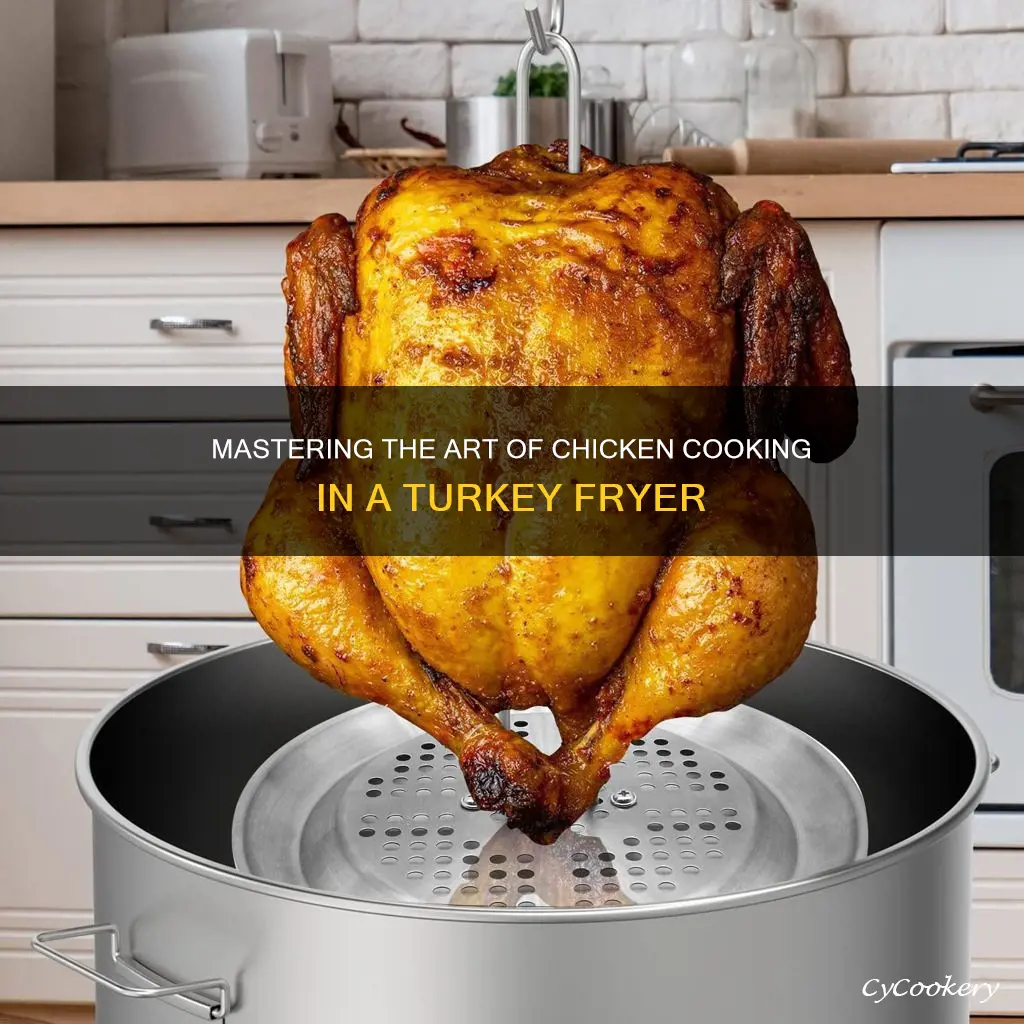 can i cook a chicken inside a turkey fryer