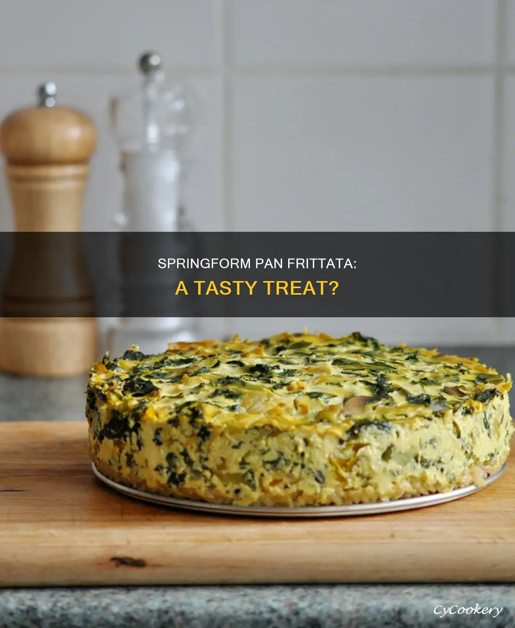 can I cook a frittata in springform pan
