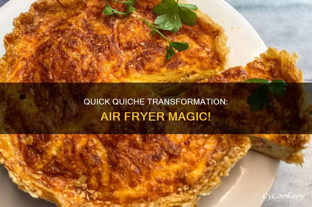 can i cook a frozen quiche in an air fryer