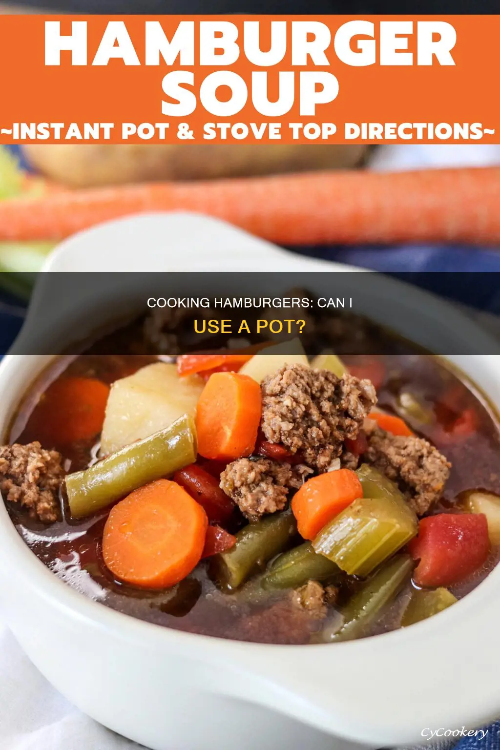 can I cook a hamburger in a pot