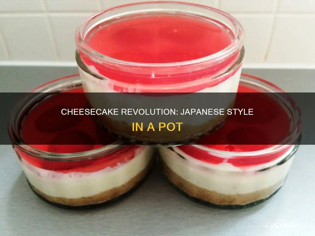 can I cook a japaneese cheesecake in a pot