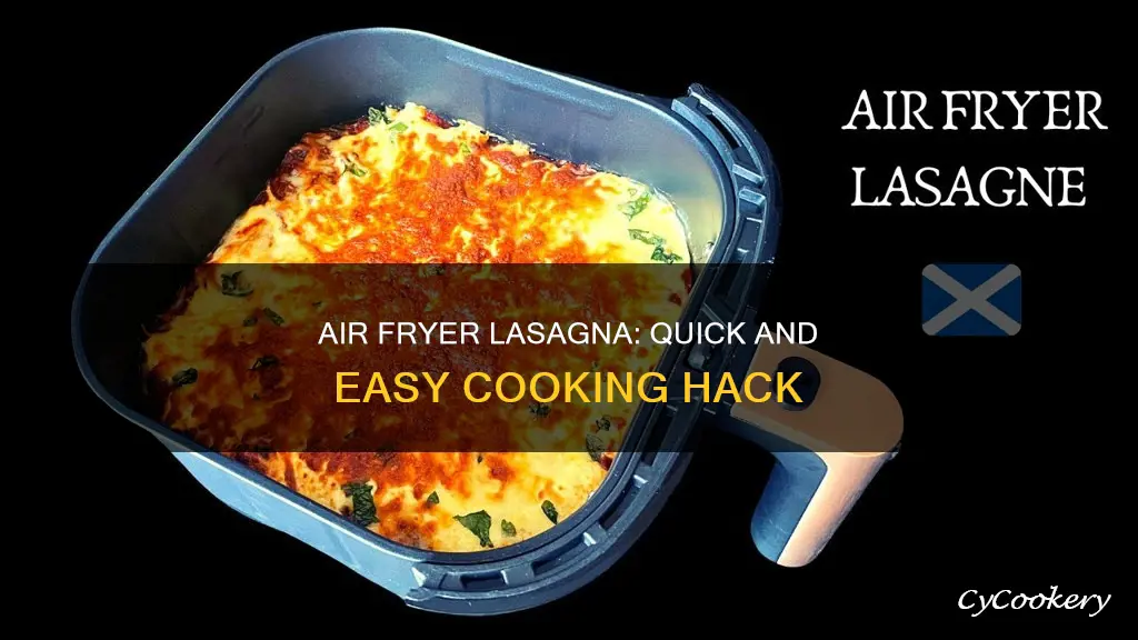 can i cook a ready-made lasagne in an air fryer