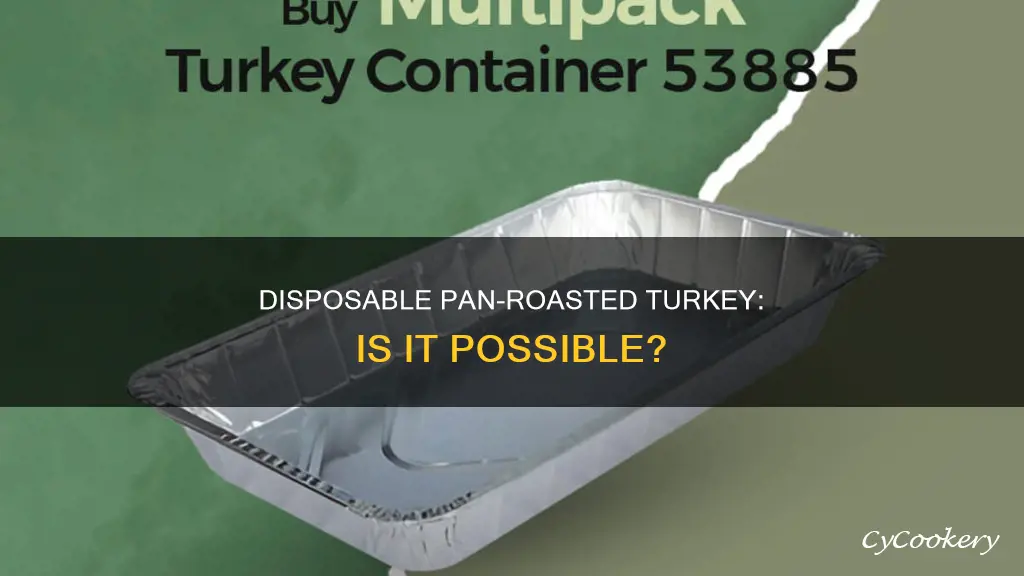 can I cook a turkey in a disposable pan