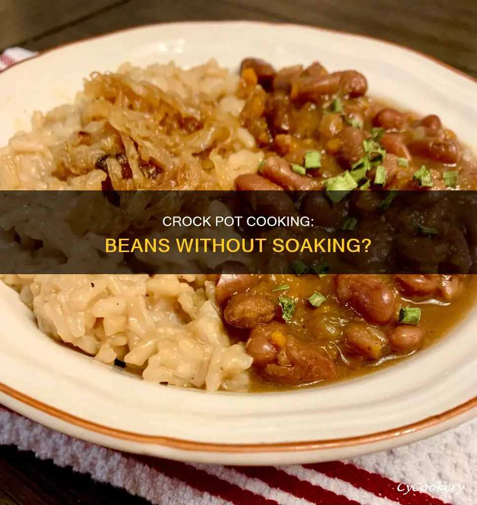 can I cook beans in crock pot without soaking