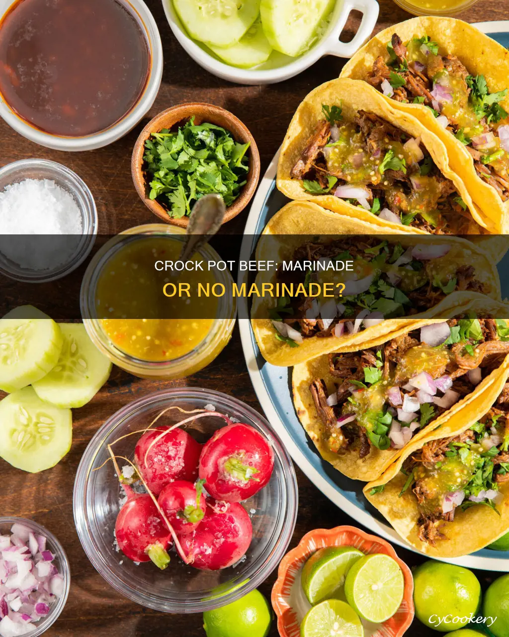 can I cook beef in crock pot with a marinade