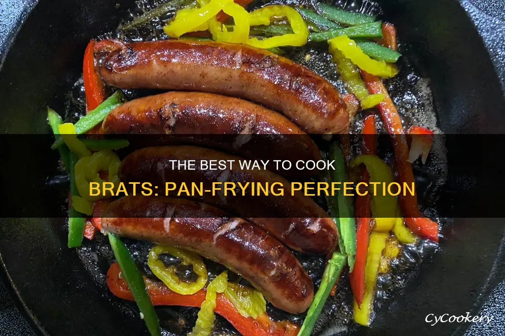 can I cook brats in a pan