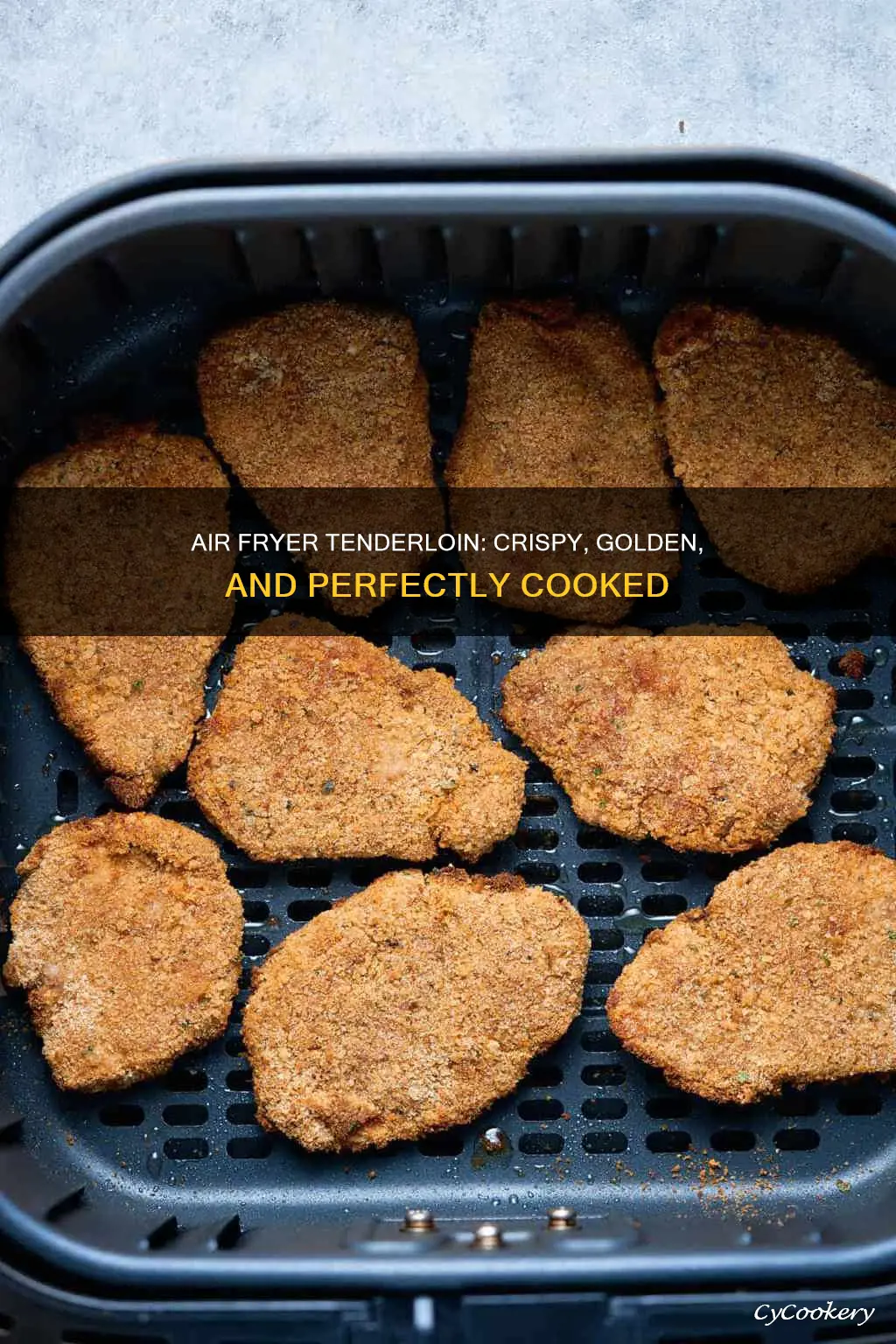 can i cook breaded tenderloin an air fryer