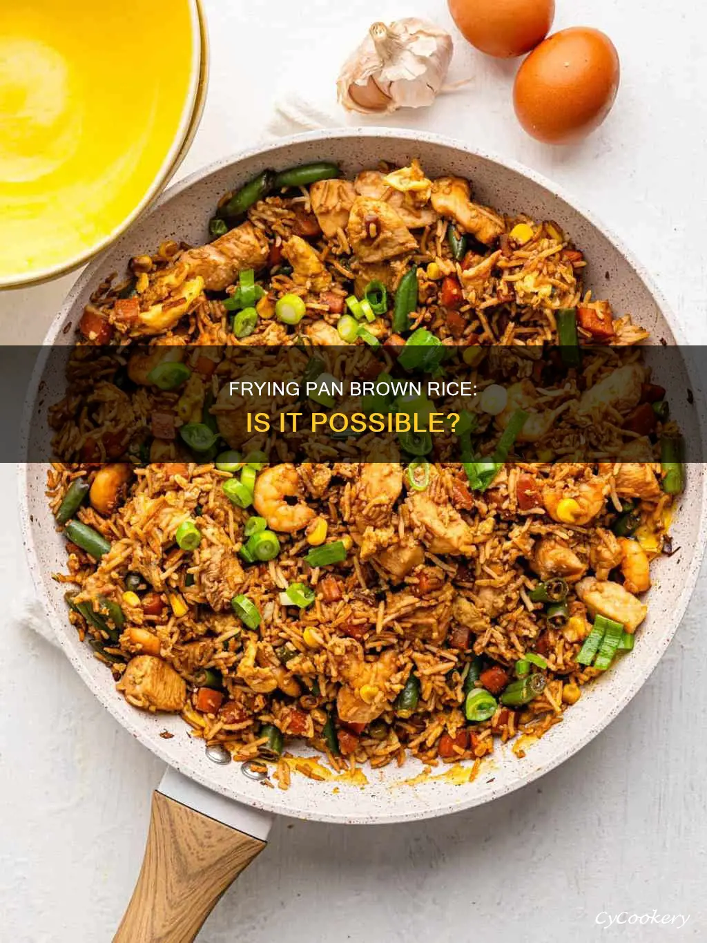 can I cook brown rice in a frying pan