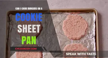 How to Cook Burgers on a Cookie Sheet Pan