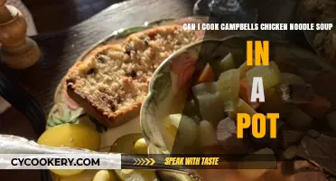 Cooking Campbell's Chicken Noodle Soup: Stovetop Method