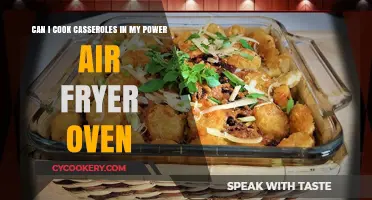 Mastering the Power Air Fryer Oven: Cooking Casseroles Made Easy