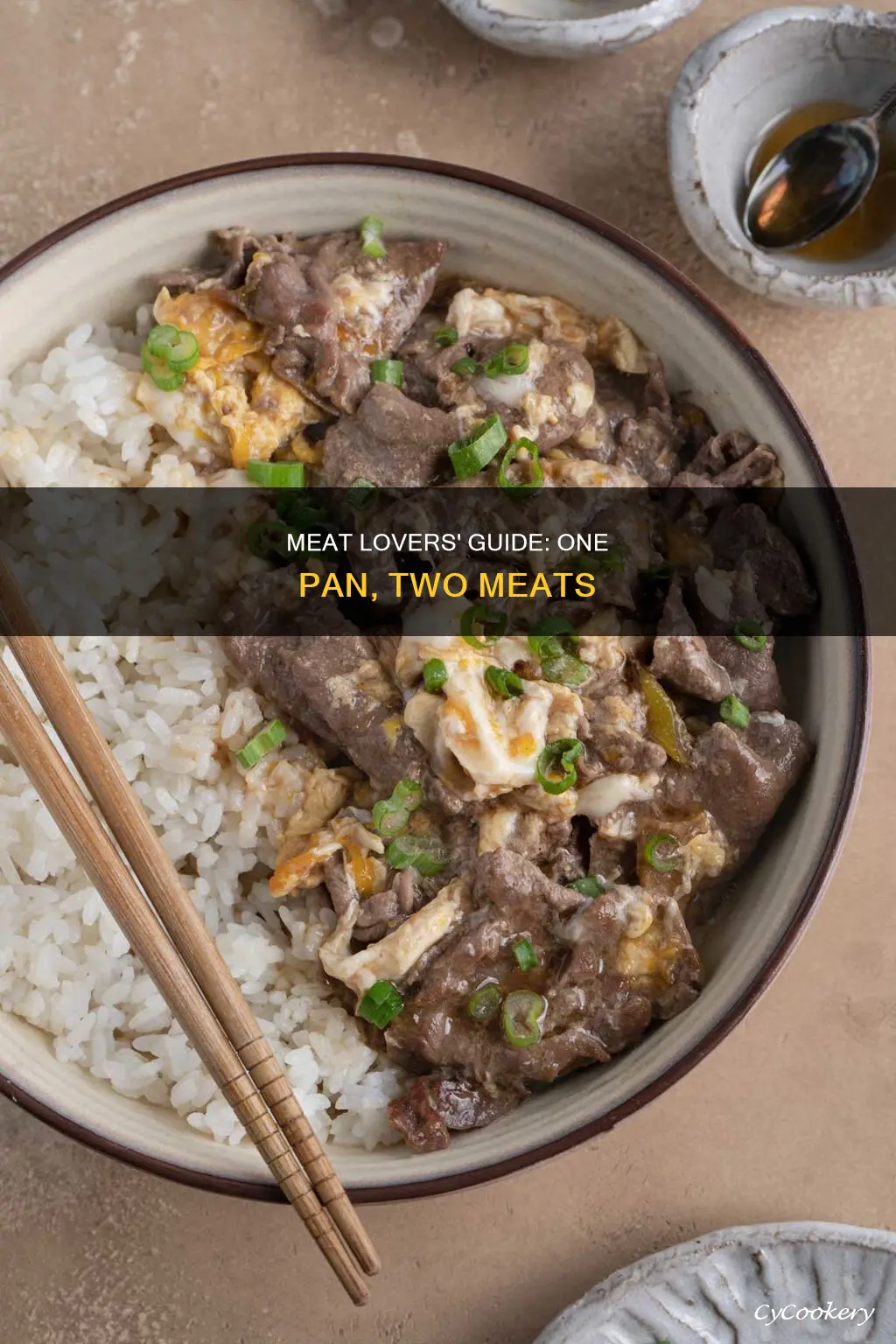 can I cook chicken and beef in the same pan