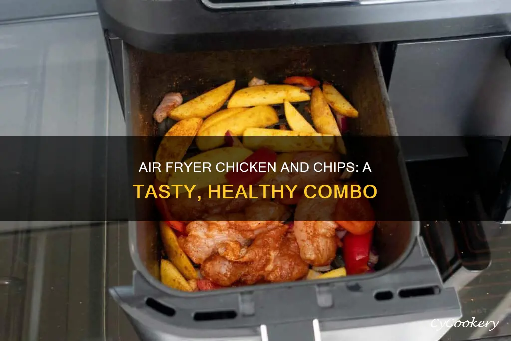 can i cook chicken and chips together in air fryer