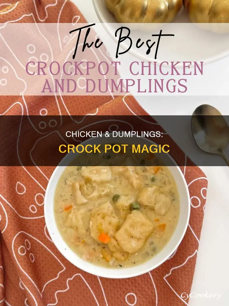 can I cook chicken and dumplings in a crock pot