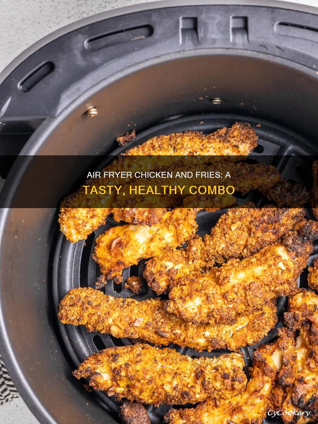 can i cook chicken and fries together in air fryer