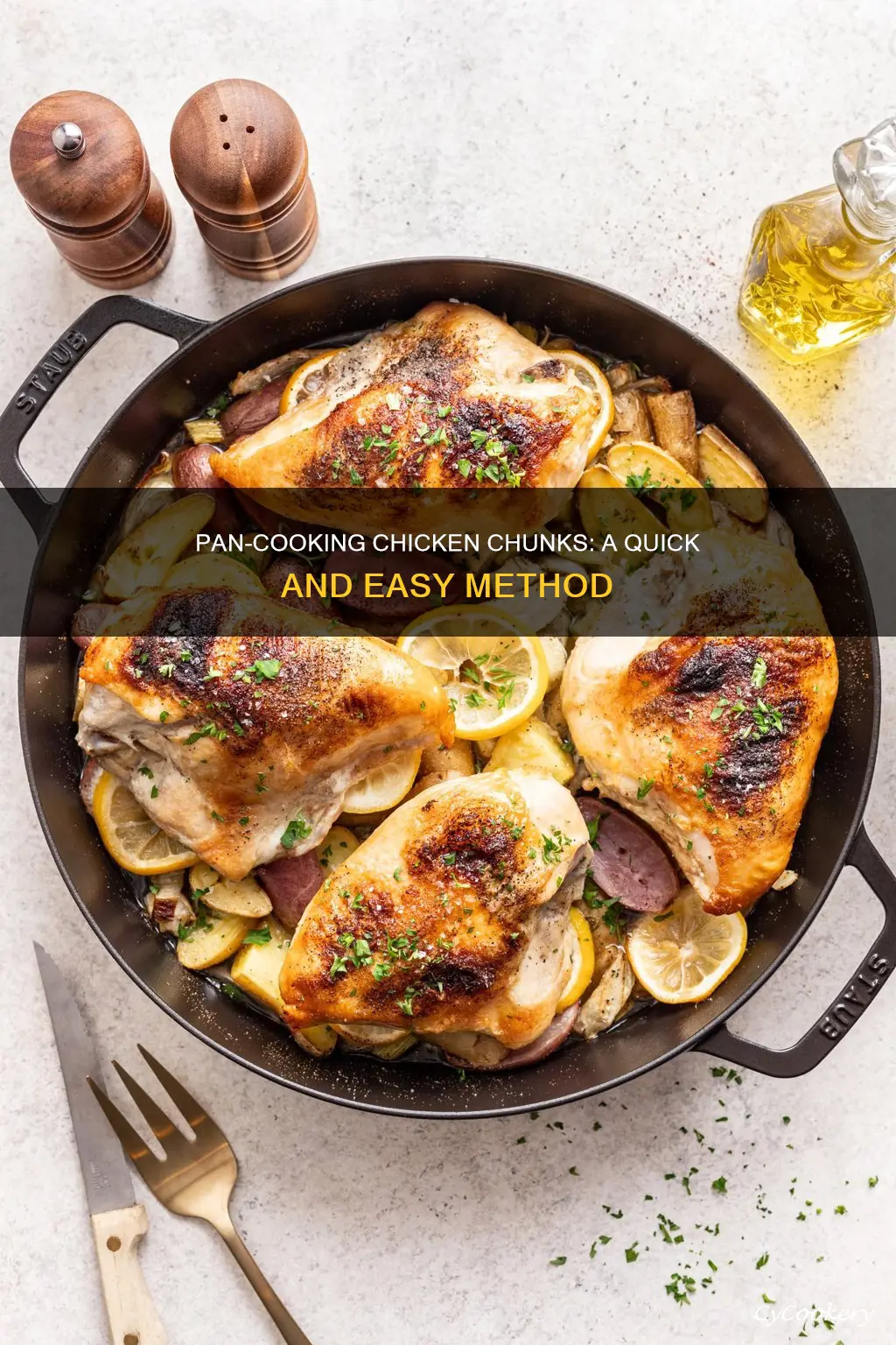 can I cook chicken chucks in a pan
