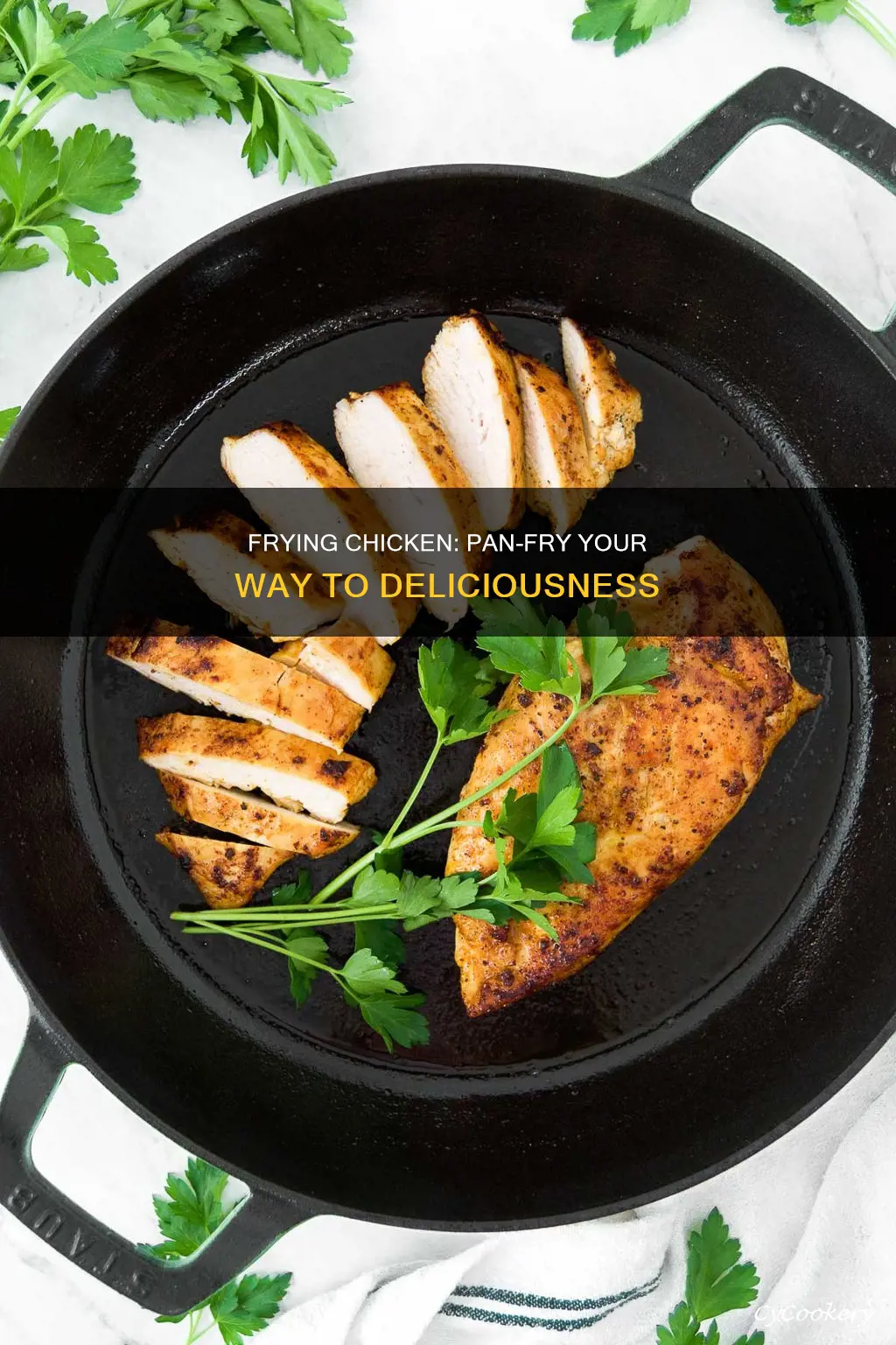 can I cook chicken in a frying pan