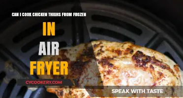 Air Fryer Chicken Thighs: Cooking Frozen to Perfection