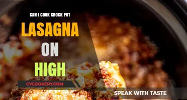 Crock Pot Lasagna: High-Heat Cooking Secrets