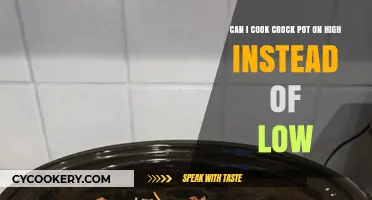 Crock Pot Cooking: High vs. Low Settings