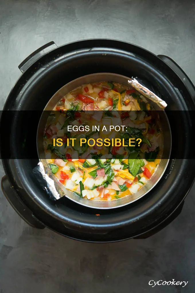 can I cook eggs in a pot