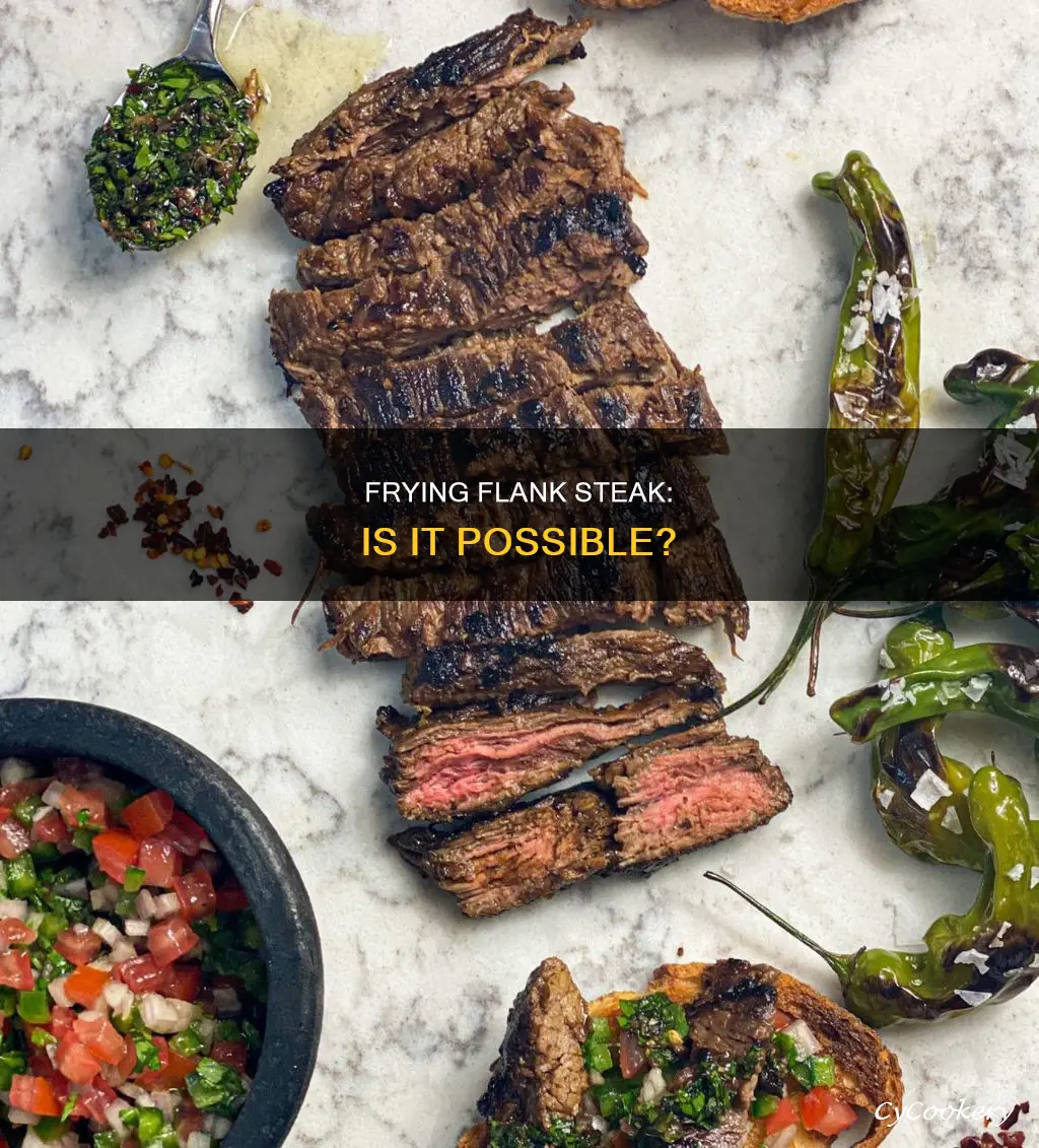 can I cook flank steak in a frying pan