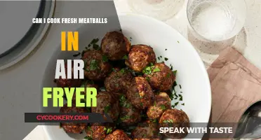 Air Fryer Fresh Meatballs: Quick and Tasty Cooking