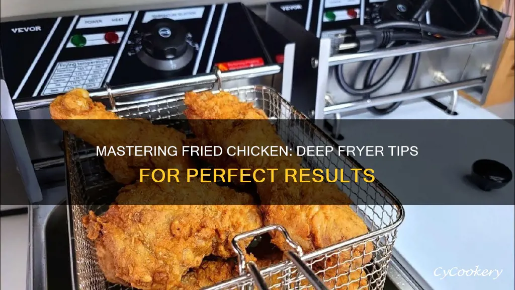 can i cook fried chicken in a deep fryer