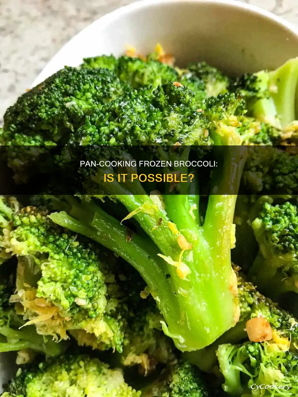 can I cook frozen broccoli in a pan