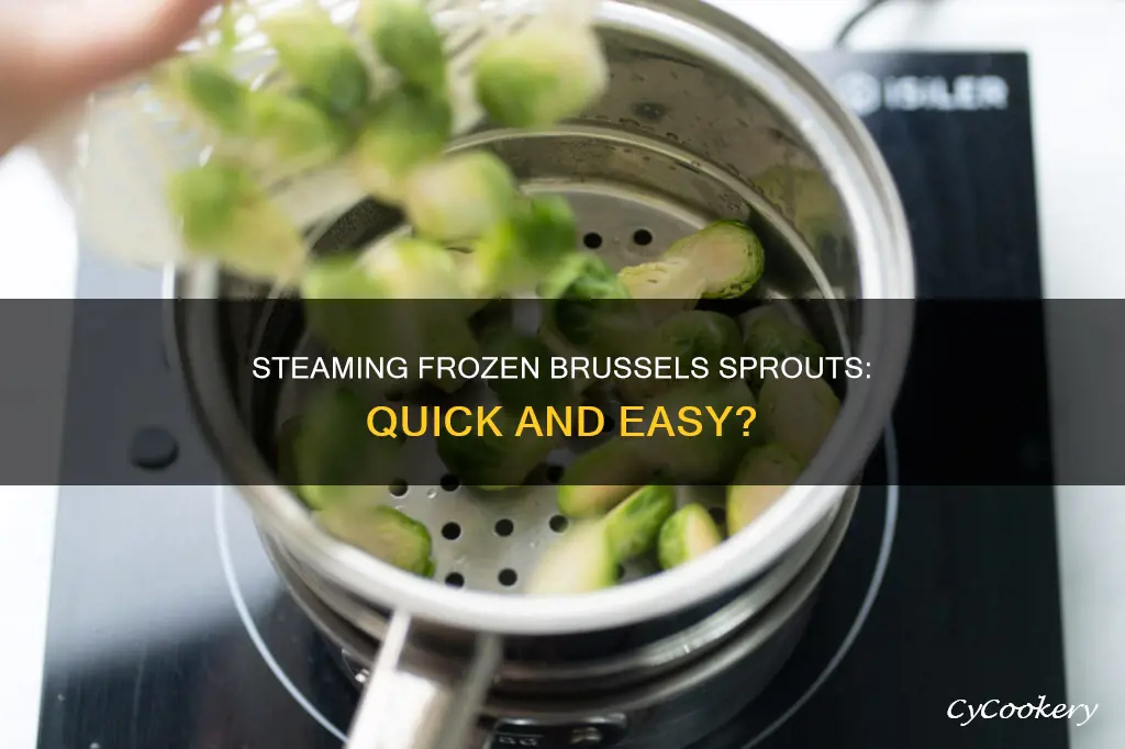 can i cook frozen brussels sprouts in my steamer pot