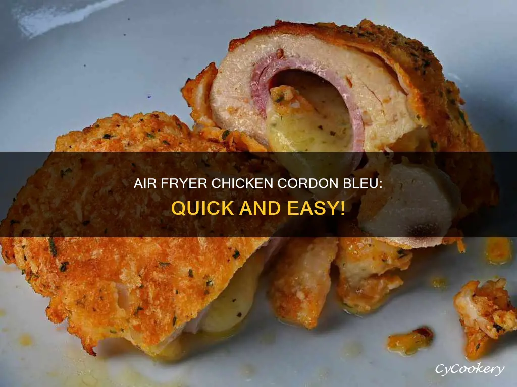 can i cook frozen chicken cordon bleu in air fryer