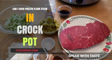 Crock Pot Cooking: Frozen Flank Steak