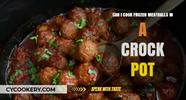 How to Cook Frozen Meatballs in a Crock Pot
