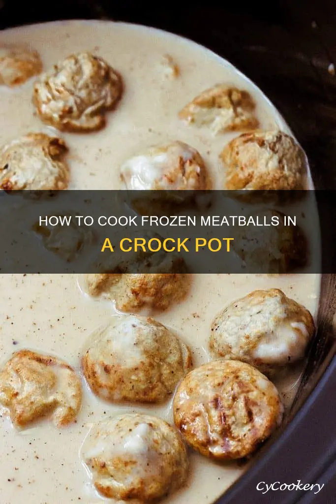can I cook frozen meatballs in a crock pot