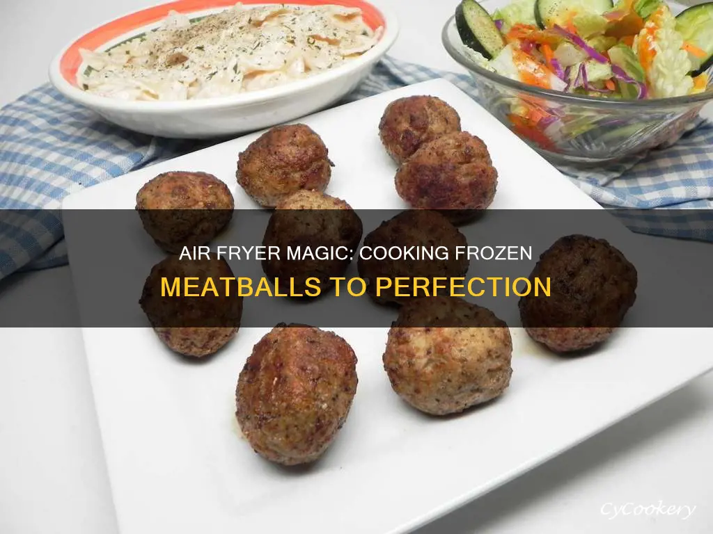 can i cook frozen meatballs in air fryer