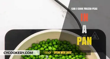 How to Cook Frozen Peas in a Pan
