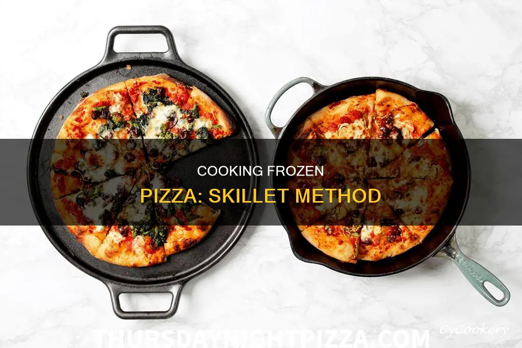 can I cook frozen pizza in a pan