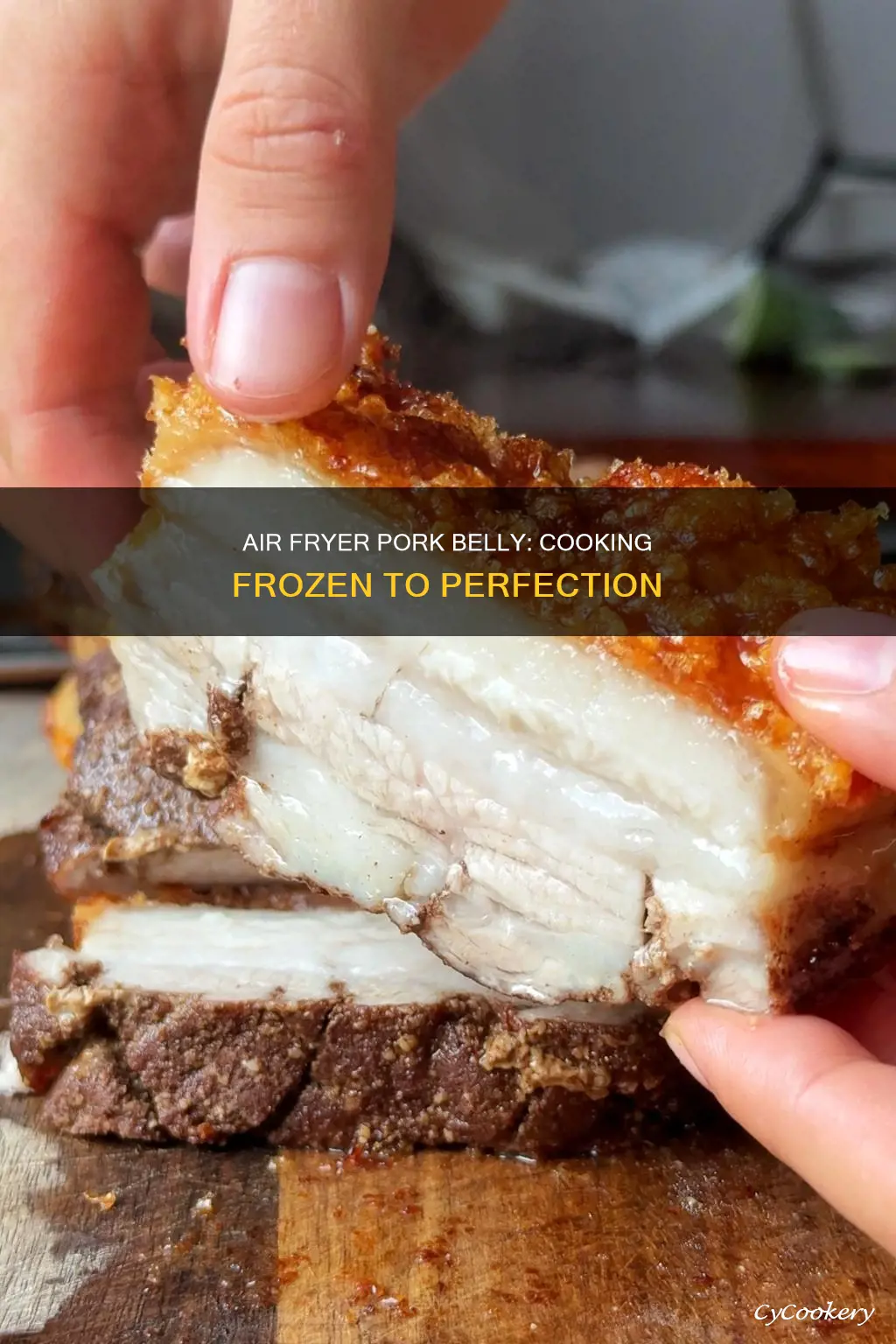 can i cook frozen pork belly in air fryer