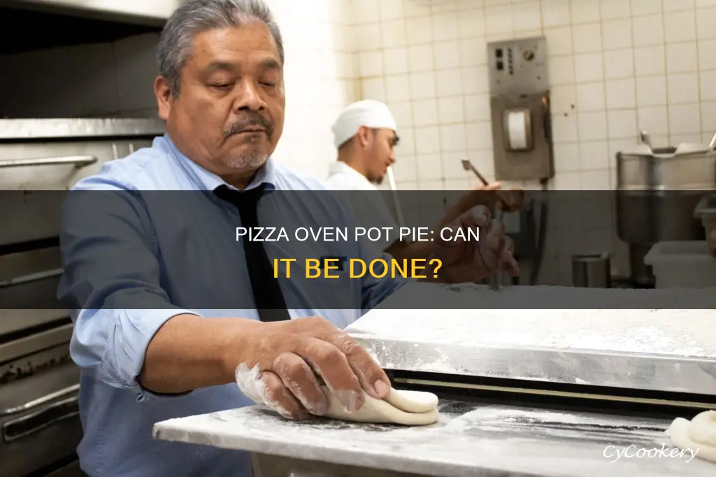 can I cook frozen pot pie in pizza oven