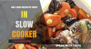 How to Cook Frozen Pot Roast in a Slow Cooker