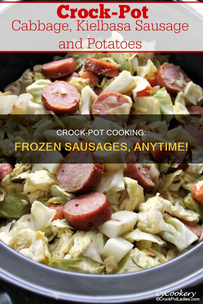 can I cook frozen sausage in crock pot