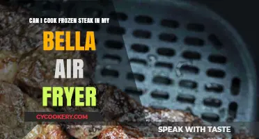 Bella Air Fryer: Cooking Frozen Steak to Perfection