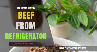 Cooking Ground Beef from the Fridge: Tips and Safety Guide